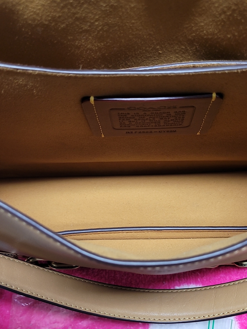 Coach Leather Chain Tabby 30 In Honey Brown - Picture 11 of 16